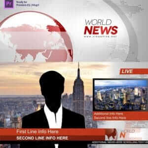 广播电视新闻栏目包装Pr运动图形模板-伊丞小站（YLIMHS.COM）