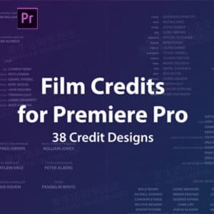 电影电视剧片尾滚动字幕Pr模板-伊丞小站（YLIMHS.COM）