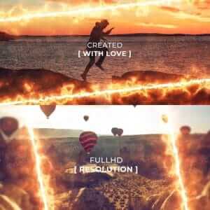 火焰转场幻灯片Pr模板-伊丞小站（YLIMHS.COM）