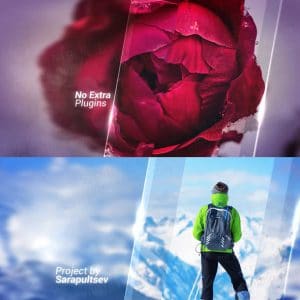 透明玻璃质感照片幻灯开场Pr模板-伊丞小站(YLIMHS.COM)