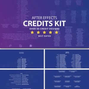 AE模板视频电影电视剧片尾滚动字幕-伊丞小站（YLIMHS.COM）