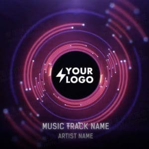 跟随音乐节拍闪烁霓虹灯隧道AE模板-伊丞小站（YLIMHS.COM）