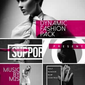 时尚动感模特视频包装宣传片头AE模板-伊丞小站(YLIMHS.COM)