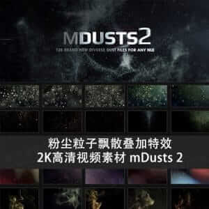 粉尘粒子飘散叠加特效2K高清视频素材 mDusts 2-伊丞小站(YLIMHS.COM)