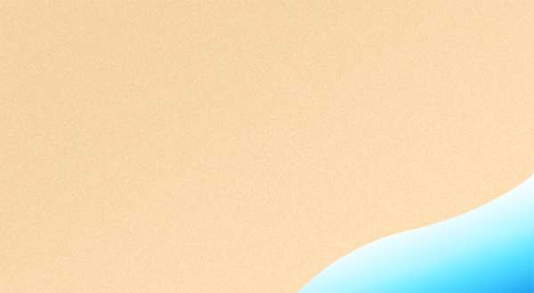 PS鼠绘教程! 简约风格沙滩插画绘制