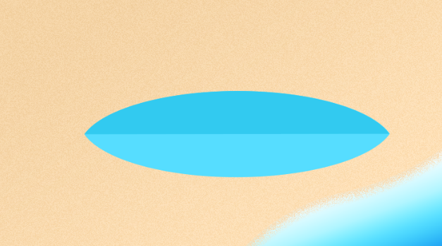 PS鼠绘教程! 简约风格沙滩插画绘制