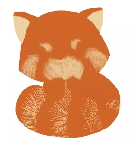 【PS彩铅效果教程】简单几步教你绘制Q版彩铅小熊猫