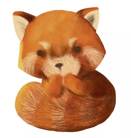 【PS彩铅效果教程】简单几步教你绘制Q版彩铅小熊猫