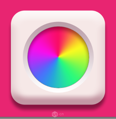 ui图标设计教程:如何利用ps绘制出漂亮的色板图标
