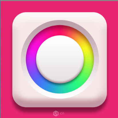 ui图标设计教程:如何利用ps绘制出漂亮的色板图标