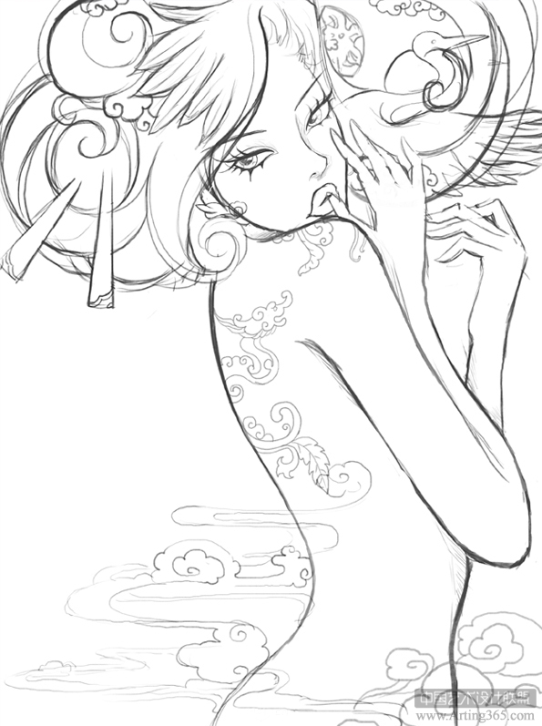 AI人物插画教程：如何绘制潮流女孩