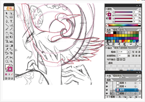 AI人物插画教程：如何绘制潮流女孩