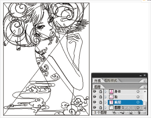 AI人物插画教程：如何绘制潮流女孩