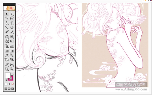 AI人物插画教程：如何绘制潮流女孩