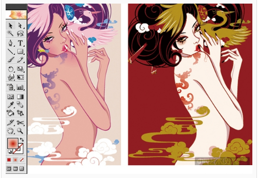 AI人物插画教程：如何绘制潮流女孩