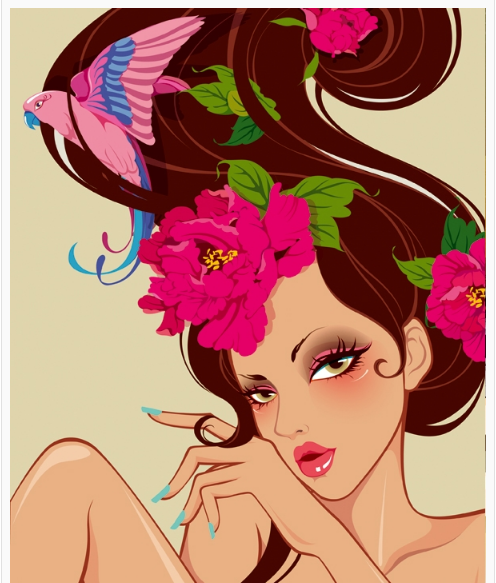 AI人物插画教程：如何绘制潮流女孩