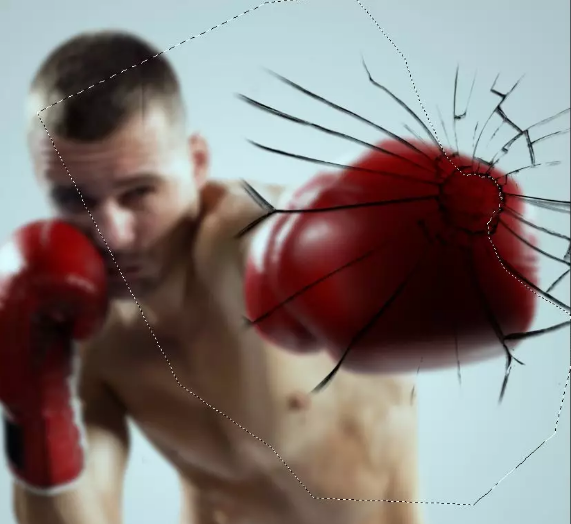 PS教程案例:用PS快速制作破碎玻璃效果