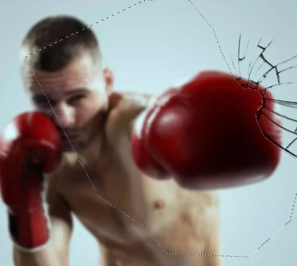 PS教程案例:用PS快速制作破碎玻璃效果