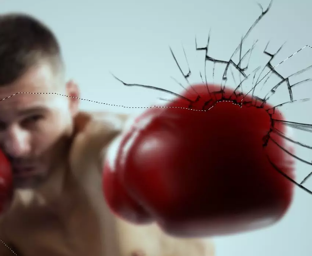 PS教程案例:用PS快速制作破碎玻璃效果