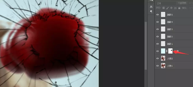 PS教程案例:用PS快速制作破碎玻璃效果