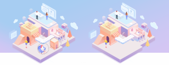 插画教程：如何利用ps+ai绘制出2.5D等距插画风