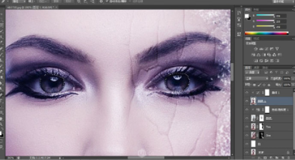 ps教程:酷炫分散颗粒海报制作图文教程