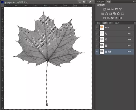 Ps图文教程：教你应用ps制作出叶雕效果