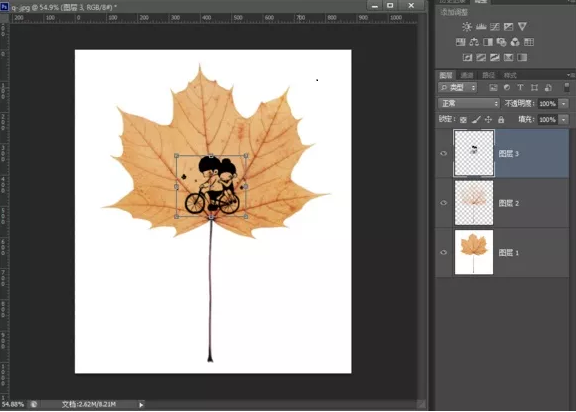 Ps图文教程：教你应用ps制作出叶雕效果