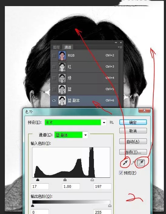 PS技巧教程：如何制作证件照并更换背景色？