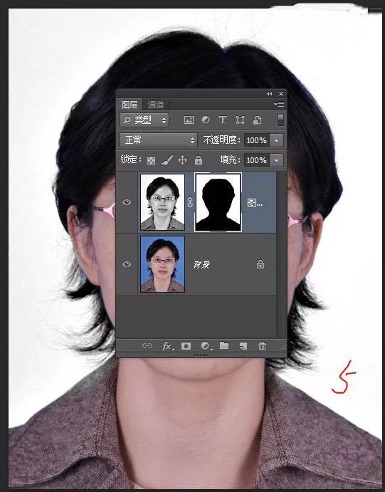 PS技巧教程：如何制作证件照并更换背景色？