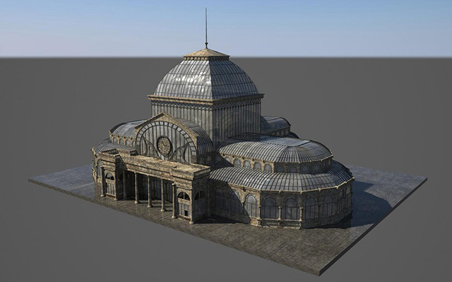 场景模型教程:"蒸汽朋克"之城制作解析