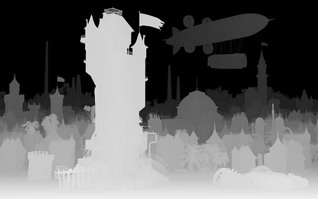 场景模型教程:"蒸汽朋克"之城制作解析