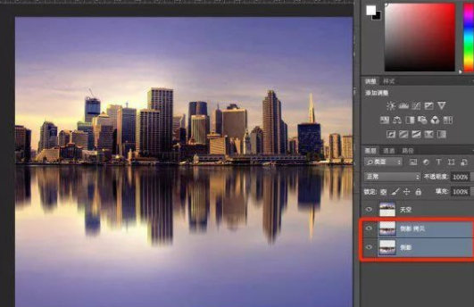 手把手教你如何利用ps来制作水面倒影