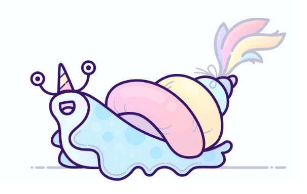 教你如何制作一个彩色的可爱小蜗牛