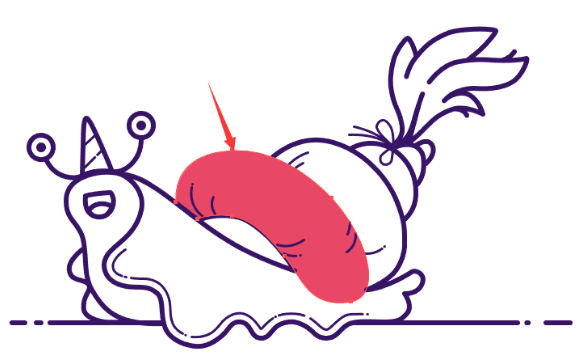 教你如何制作一个彩色的可爱小蜗牛