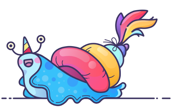 教你如何制作一个彩色的可爱小蜗牛