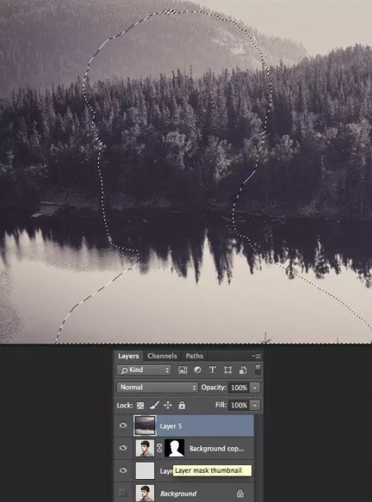 PS教程:制作炫酷双重曝光海报效果!