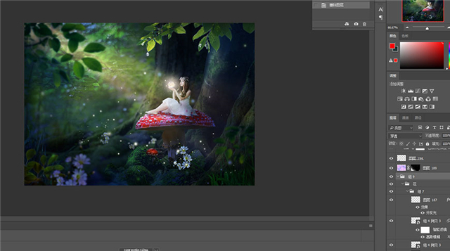 PS合成教程：森林中的魔法精灵