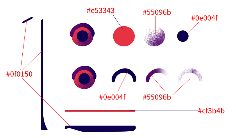 噪点插画：用PS给滑板车人像添加噪点