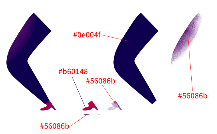 噪点插画：用PS给滑板车人像添加噪点
