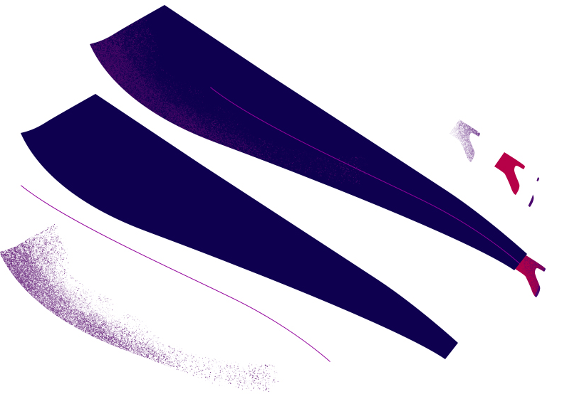 噪点插画：用PS给滑板车人像添加噪点