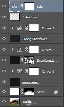 教你如何运用Photoshop为照片添加雪景