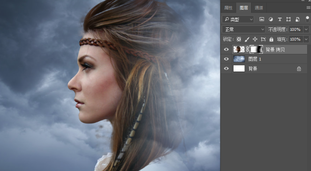 创意合成:用ps合成创意的二次曝光海报