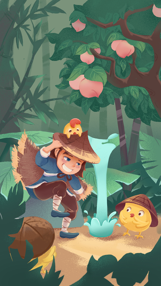 手绘海报教程：谷雨节气海报绘制解析