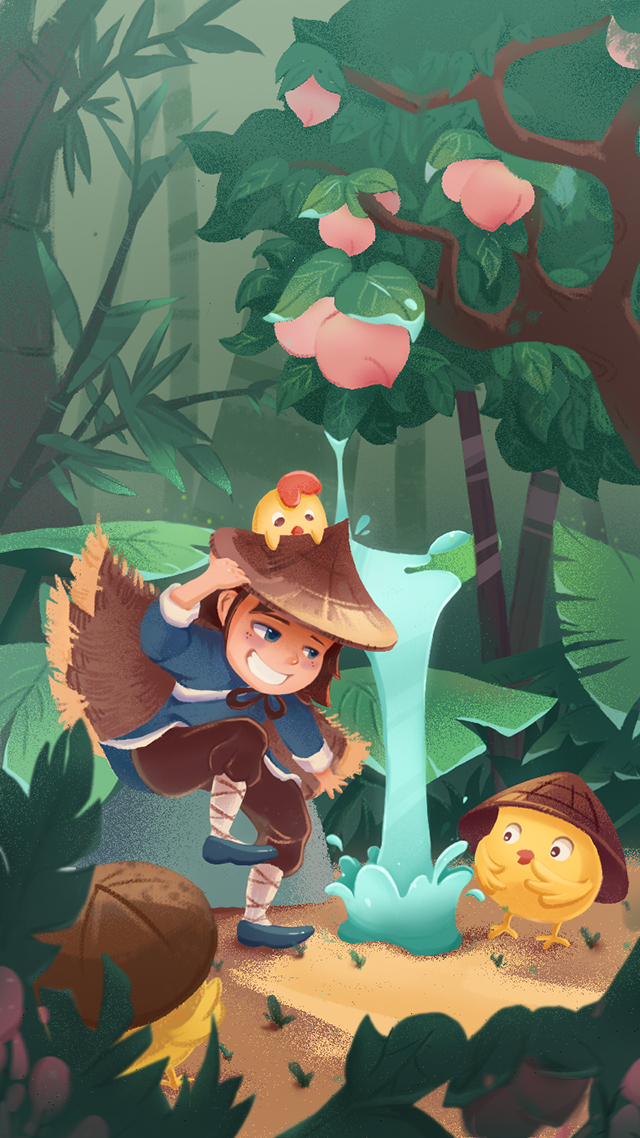 手绘海报教程：谷雨节气海报绘制解析