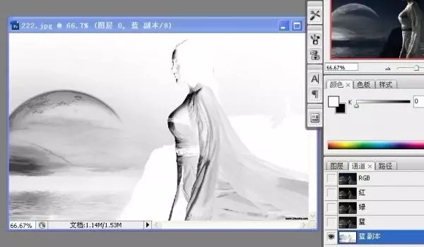 ps通道抠图教程:教你如何给人像换背景