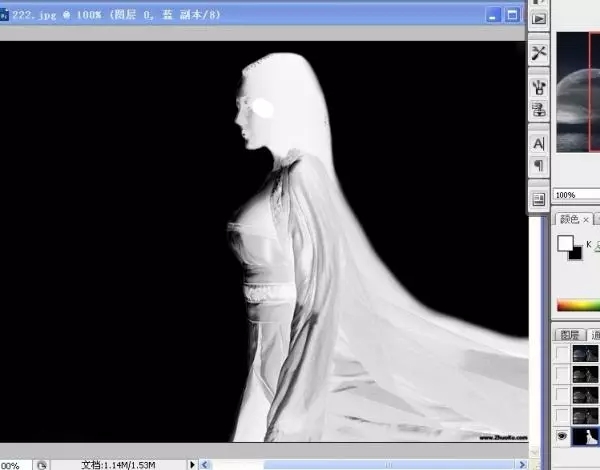ps通道抠图教程:教你如何给人像换背景