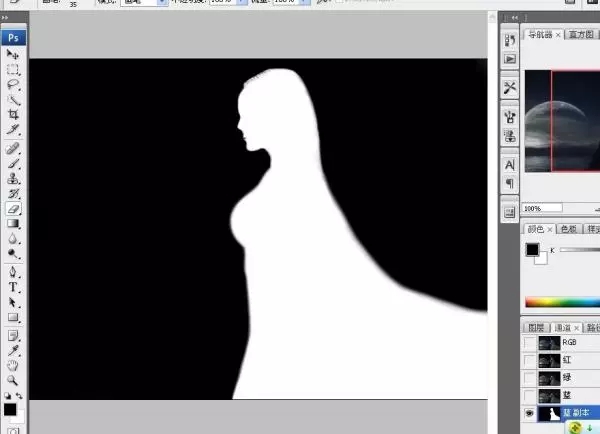 ps通道抠图教程:教你如何给人像换背景