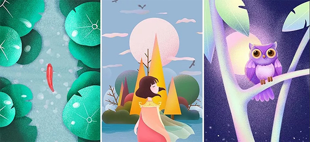 插画技巧教程:快速实现噪点插画效果