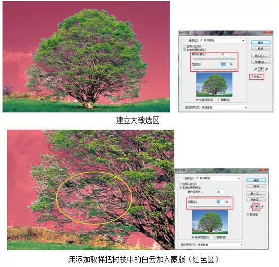 PS抠图教程：案例演示色彩范围抠图方法